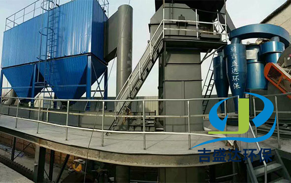 碳酸鈣生產(chǎn)線除塵器、選粉機(jī)安裝現(xiàn)場
